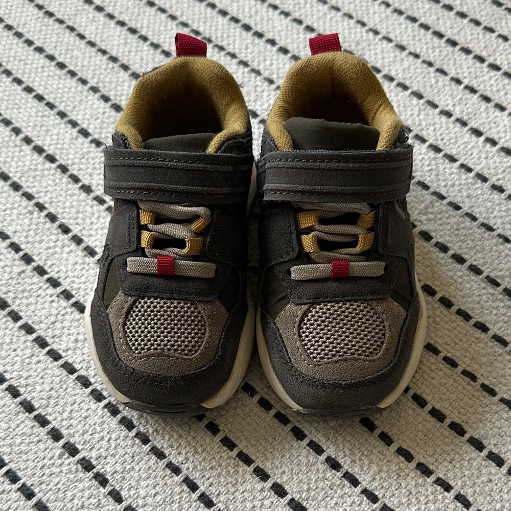 Zara Kids Green and Yellow Shoes